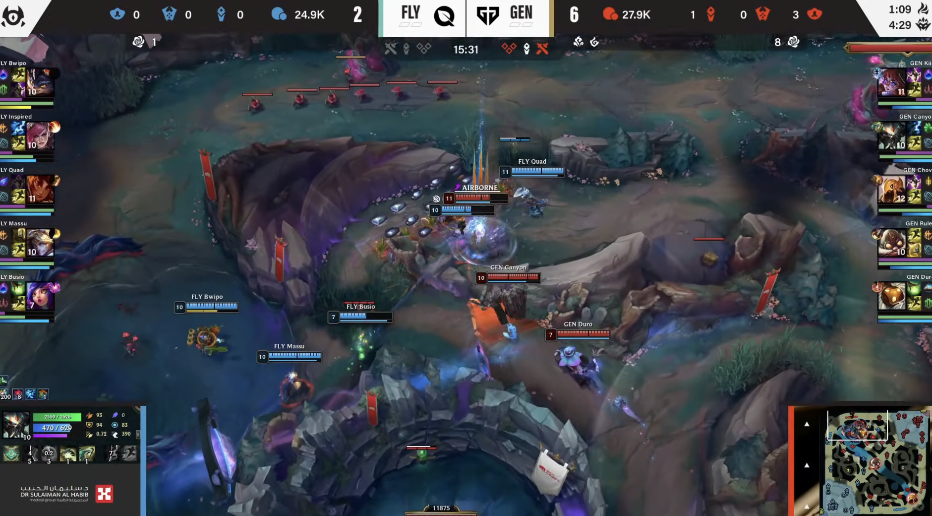 Baccara Gaming-🎮EWC淘汰赛战报:GenG 2-0完胜FLY晋级四强,将战G2