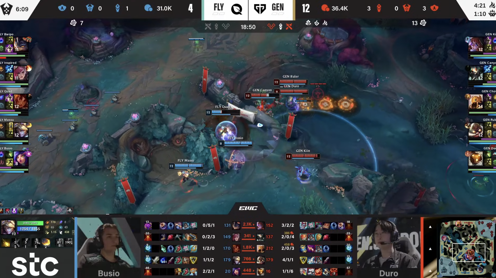 Baccara Gaming-🎮EWC淘汰赛战报:GenG 2-0完胜FLY晋级四强,将战G2