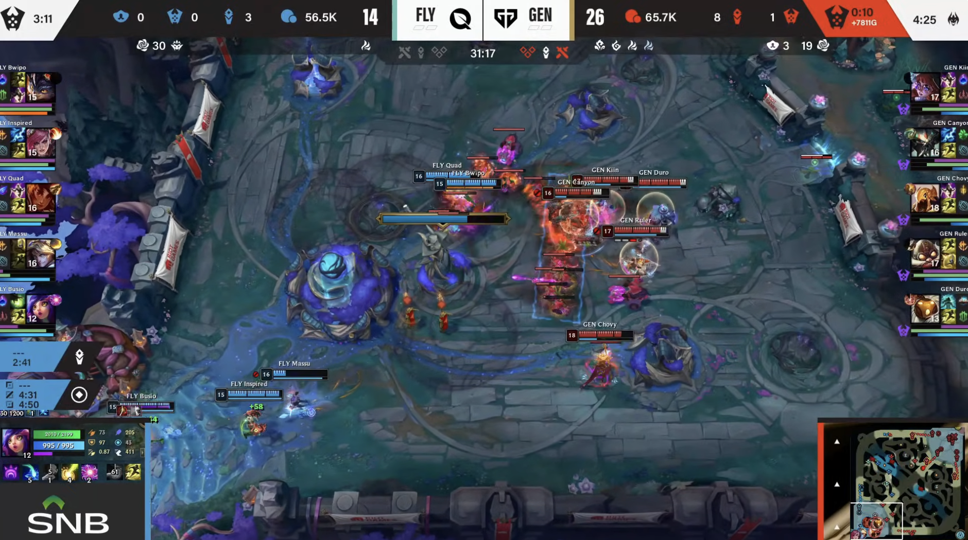 Baccara Gaming-🎮EWC淘汰赛战报:GenG 2-0完胜FLY晋级四强,将战G2