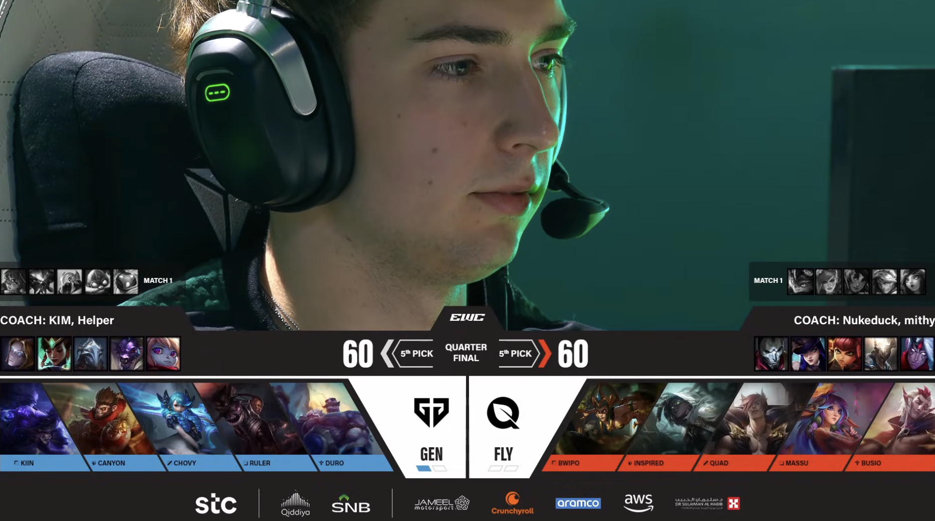 Baccara Gaming-🎮EWC淘汰赛战报:GenG 2-0完胜FLY晋级四强,将战G2